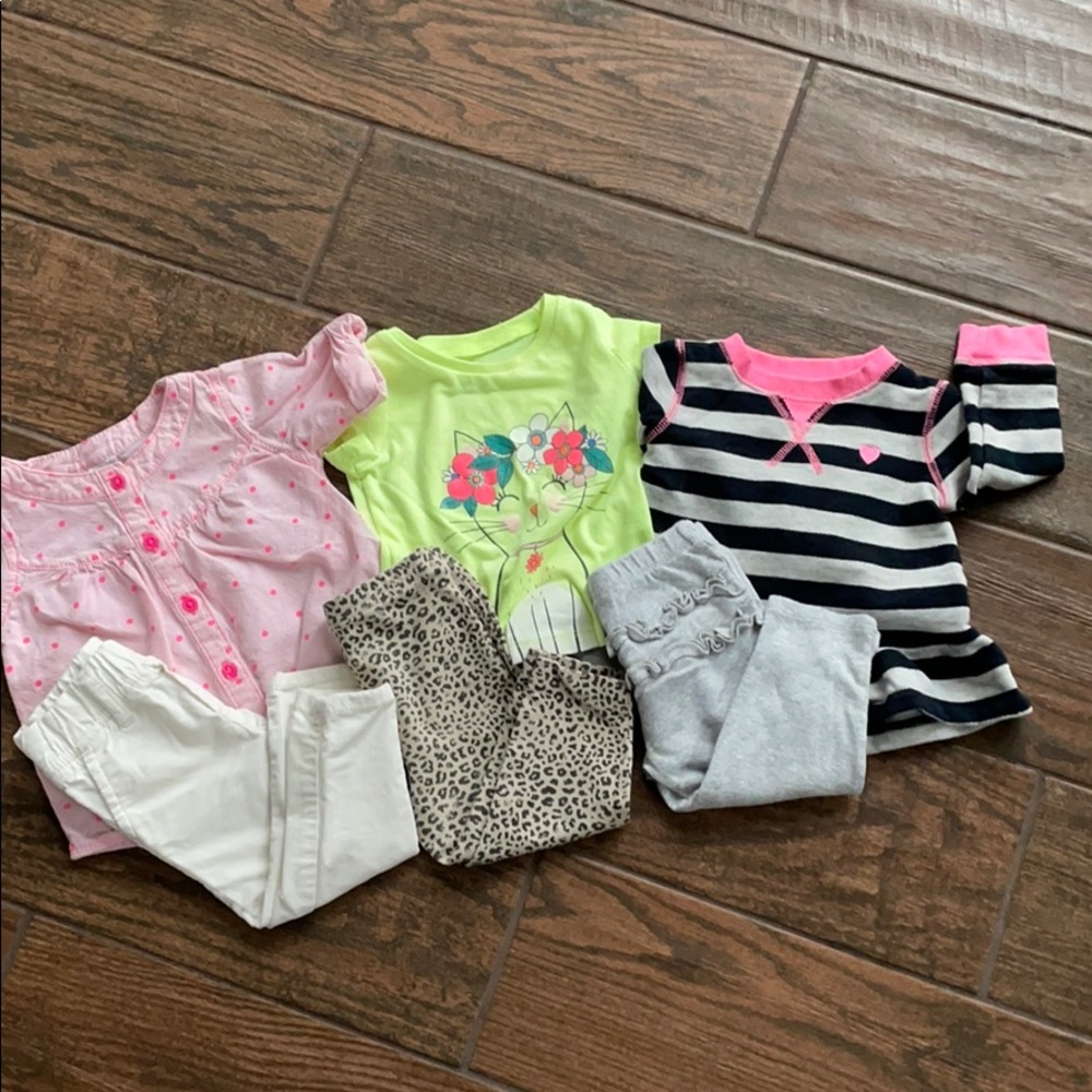 🎀Carter’s 3 outfit 9 month girls bundle 🎀 - Picture 1 of 16